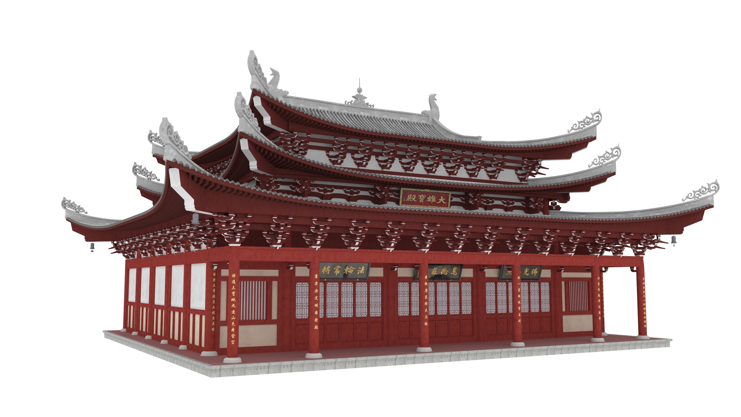 古建大雄宝殿