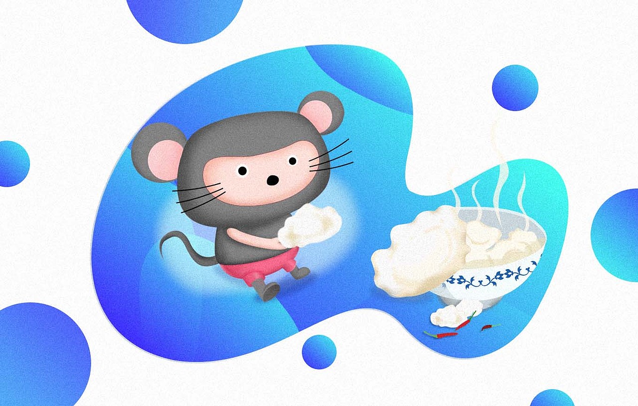 肌理插画-鼠宝宝（图ZMTc5MjY0NjE2） - 商业插画 - 站酷设计师Betty黎原创素材 - 站酷ZCOOL