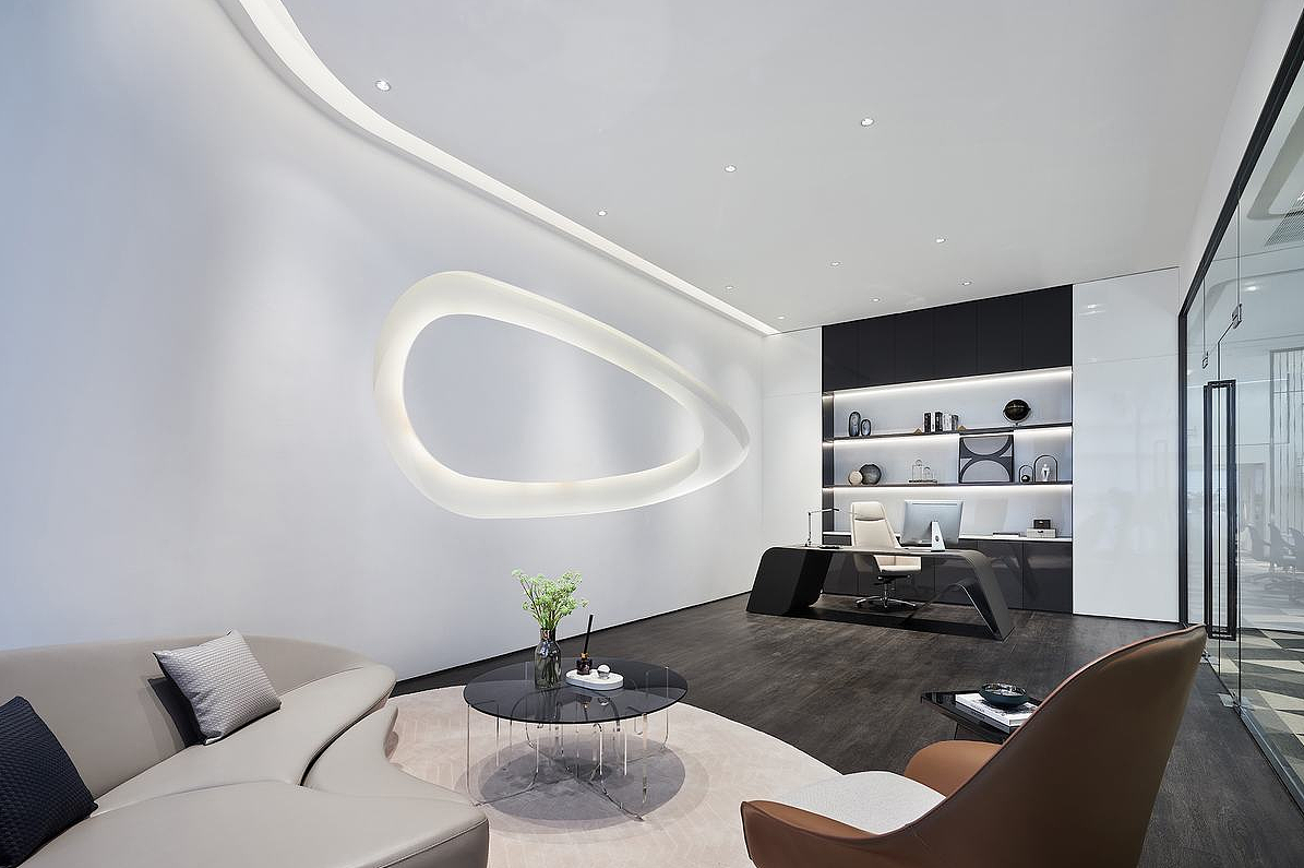 办公室样板间效果图