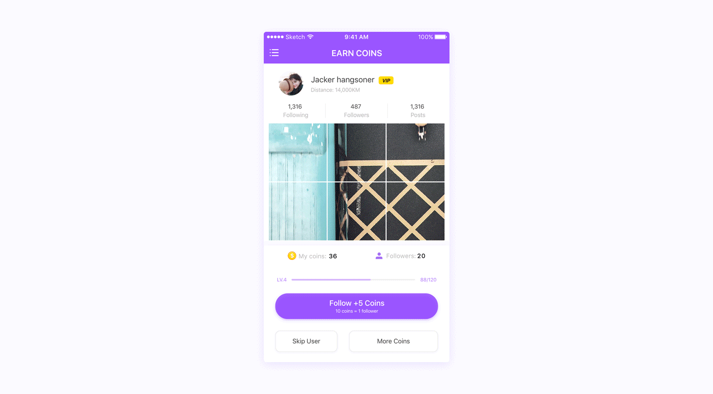 More followers／UI设计／UI界面设计（图ZNTUwMTk5MjQ=） - APP界面 - 站酷设计师海Darren原创素材 - 站酷ZCOOL