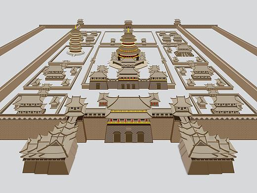 唐·洛阳城（天堂明堂）