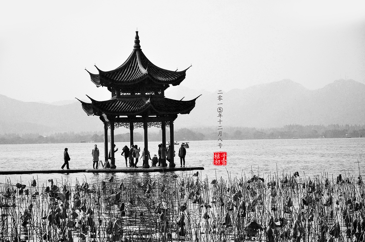 湖心亭看雪（图ZMzgzNzYzMDg=） - 风光摄影 - 站酷设计师桔子供销社原创素材 - 站酷ZCOOL