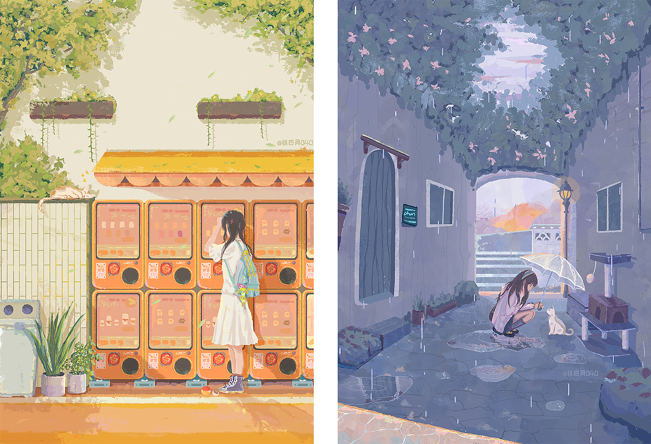 2021-年度插画总结-走走停停