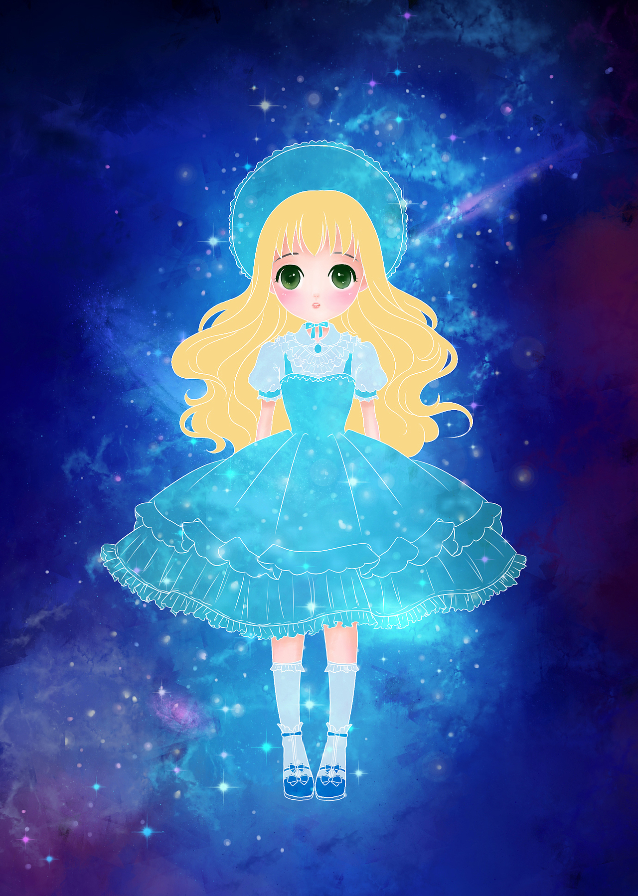 星空loli（图ZNTI3NzczMzY=） - 创作习作 - 站酷设计师JK珠琦原创素材 - 站酷ZCOOL