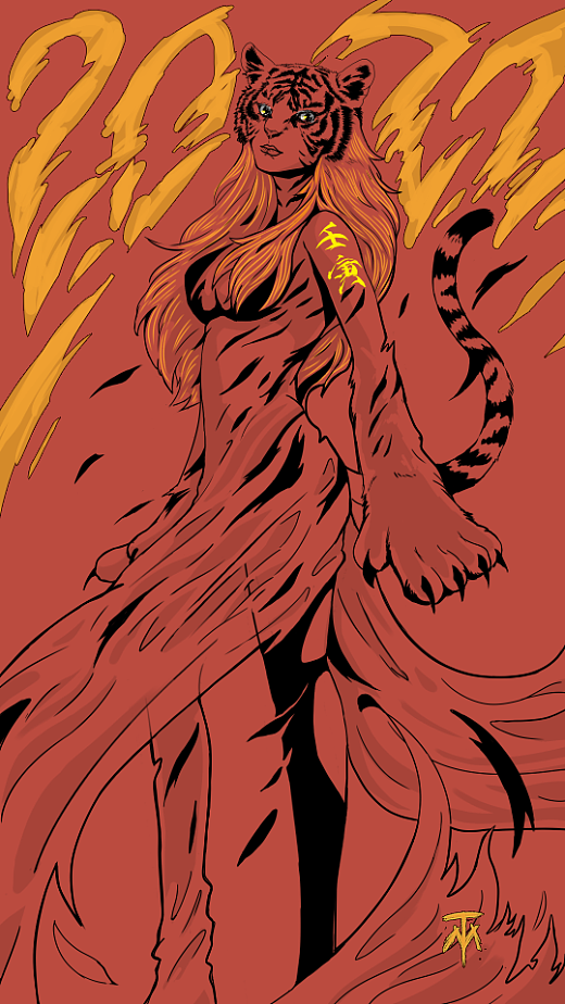 2022喵喵变老虎 虎年大吉