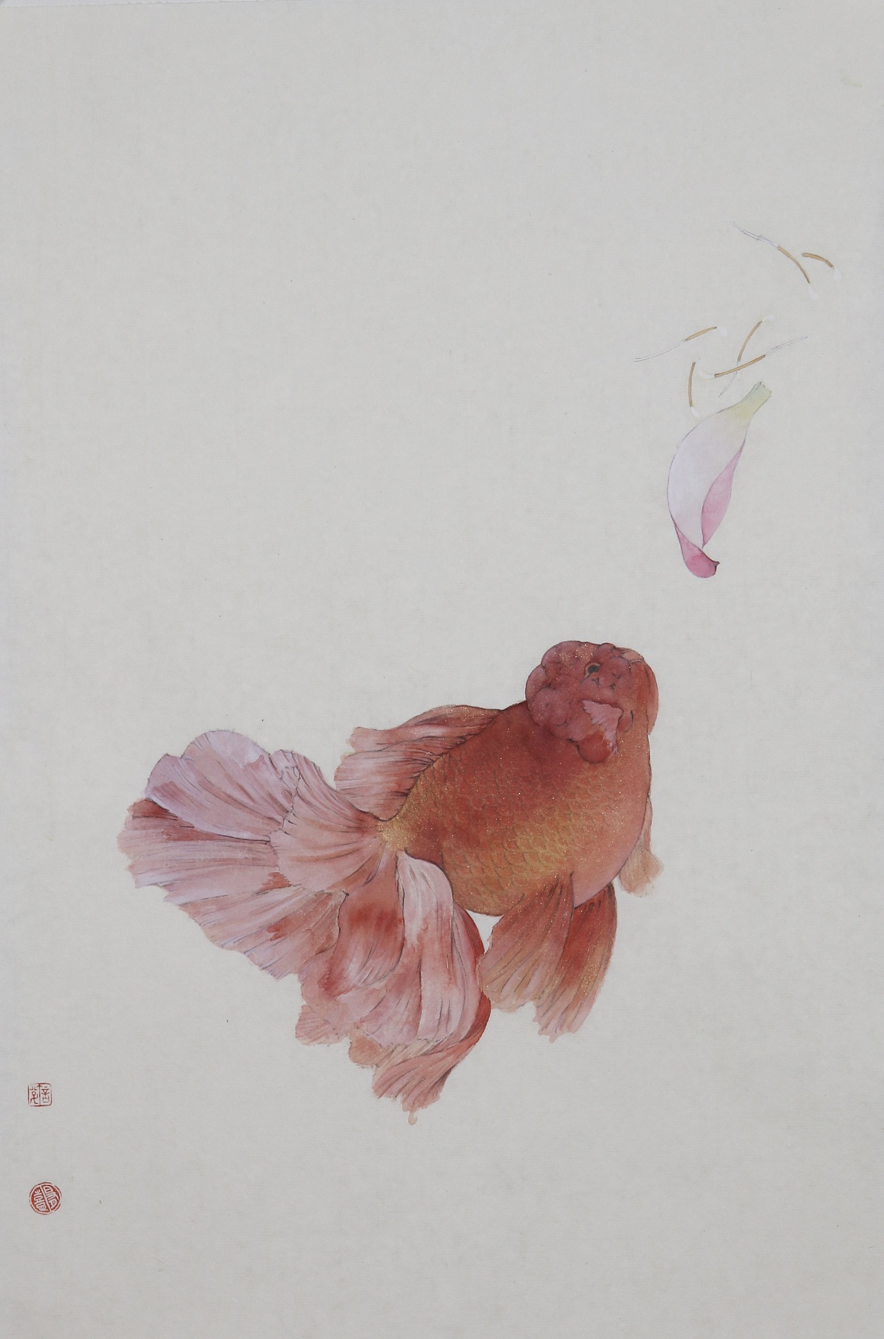 金鱼|纯艺术|绘画|烹雪_原创作品-站酷zcool