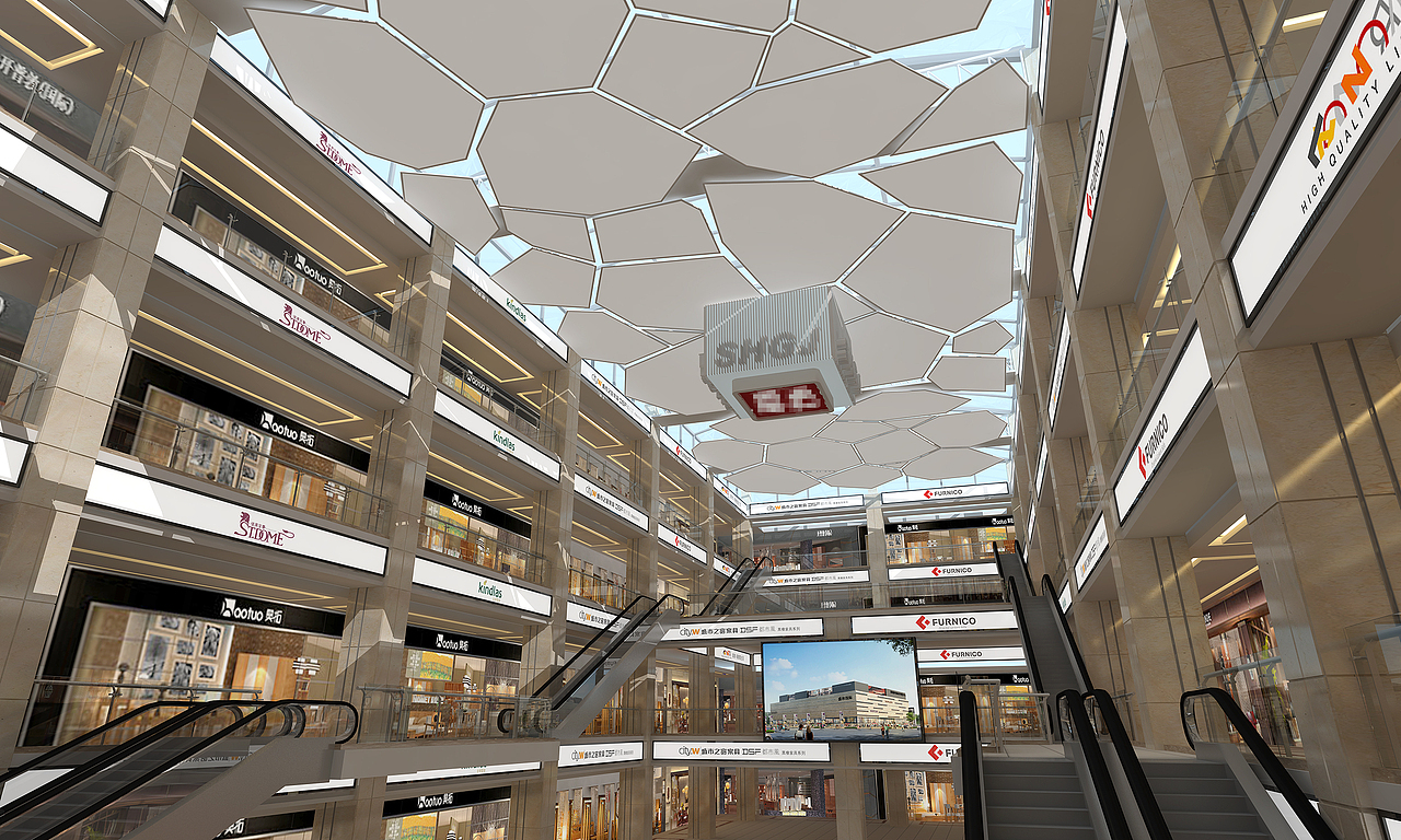 家具商场设计，家具展厅设计，大厅设计（图ZMTgwOTY2ODcy） - 建筑/空间 - 站酷设计师Z15489724原创素材 - 站酷ZCOOL