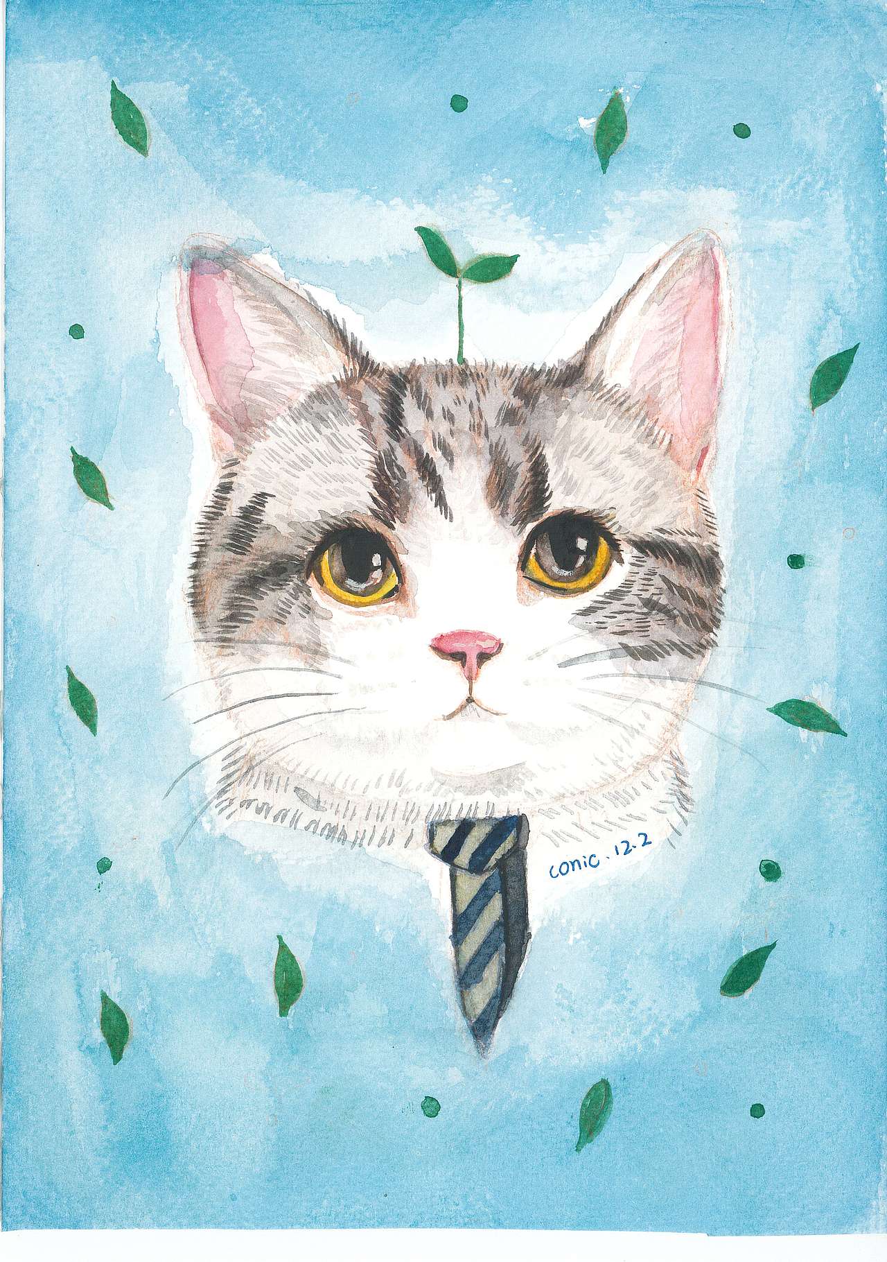 喵星人水彩集合