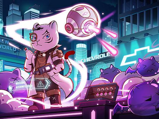 雪佛兰-DC.GENETICIST（个人主页-ZNjA3ODM1NDA=） - 商业插画 - 站酷设计师役山Akira原创素材 - 站酷ZCOOL