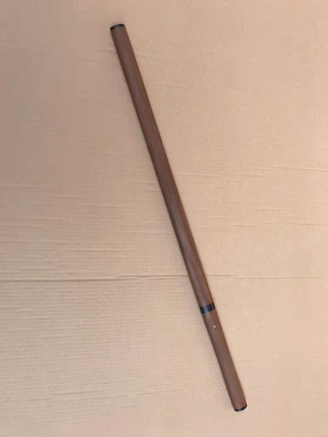 座头市杖刀 重蚁木包牛角拵  折叠地肌钢烧刃上研