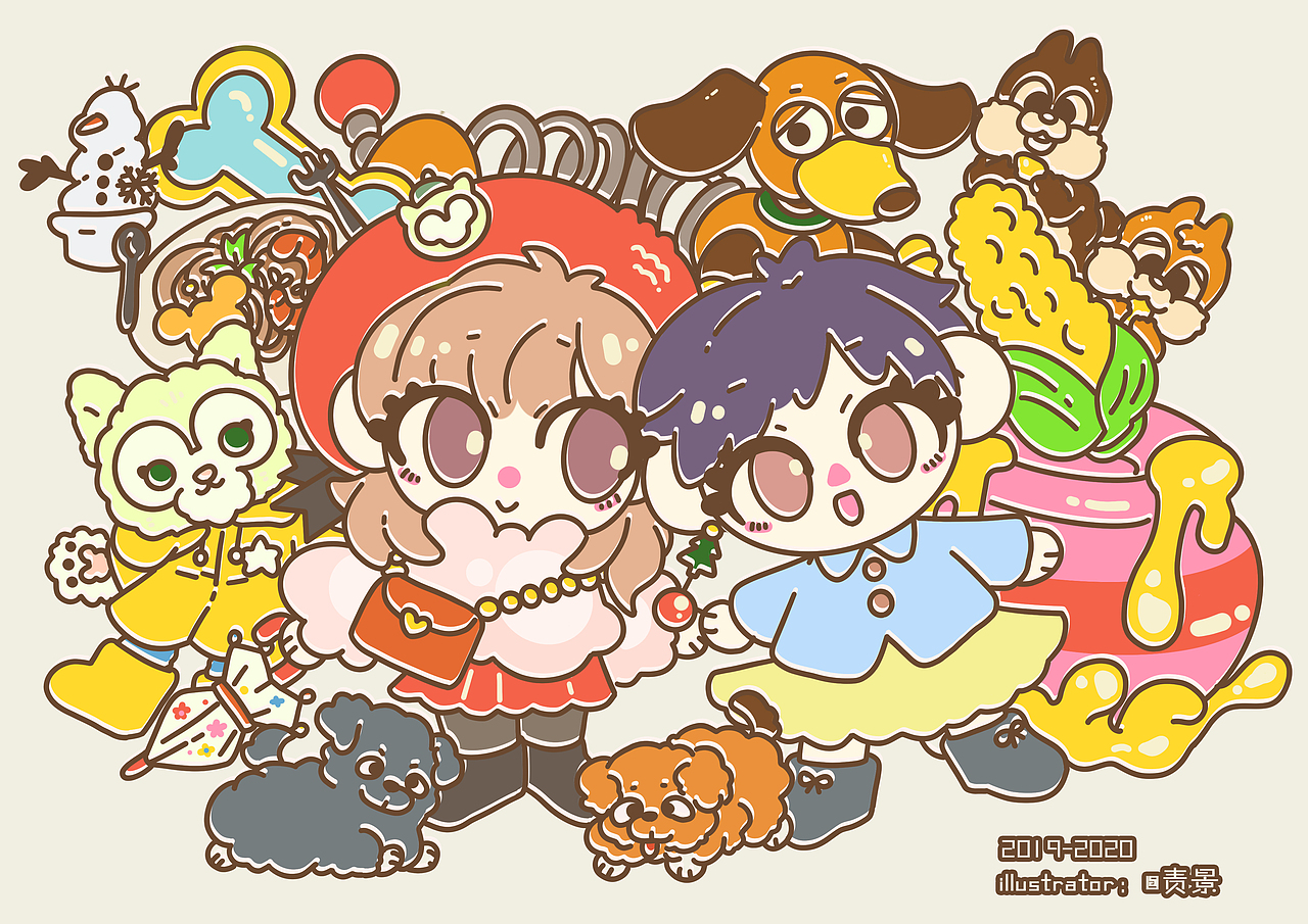 动漫卡通风习作（图ZMjMxMDQwNTE2） - 创作习作 - 站酷设计师责景原创素材 - 站酷ZCOOL