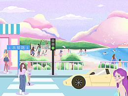 原創(chuàng)扁平插畫練習(xí)