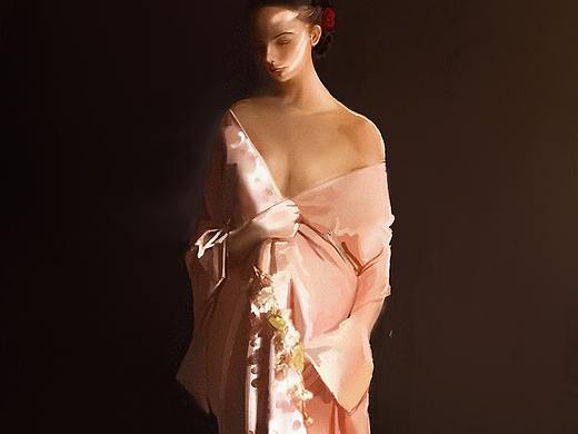 厚涂,人体