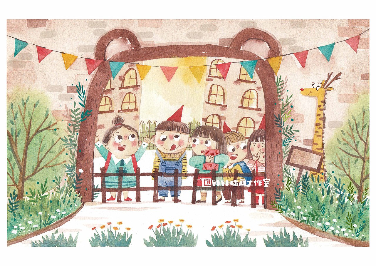 工作室成员介绍-卷心菜（图ZMTU5OTMyMTE2） - 儿童插画 - 站酷设计师钟钟插画工作室原创素材 - 站酷ZCOOL