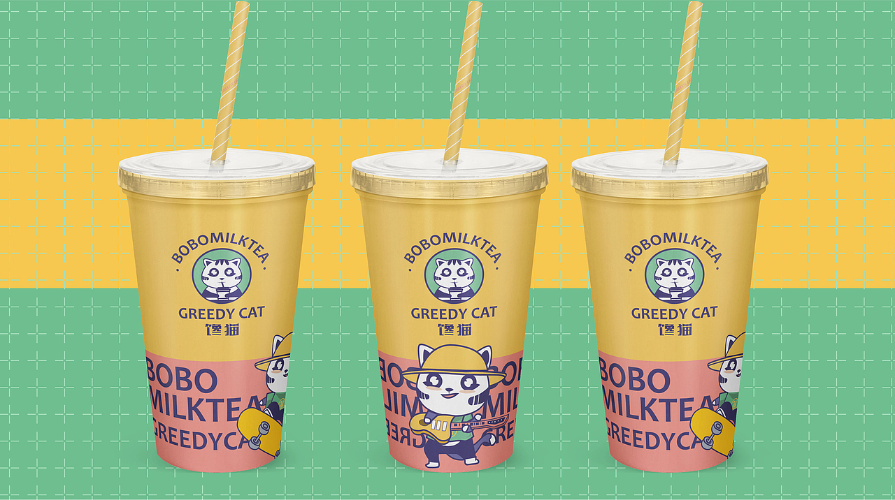 馋猫旗下品牌奶茶（图ZMjI5Mjc4MzY0） - 品牌 - 站酷设计师源品牌创意社原创素材 - 站酷ZCOOL