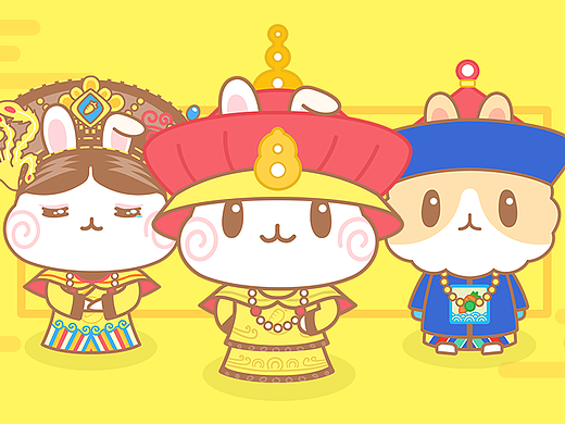 有只兔子叫月饼，还有只兔子叫粽粽