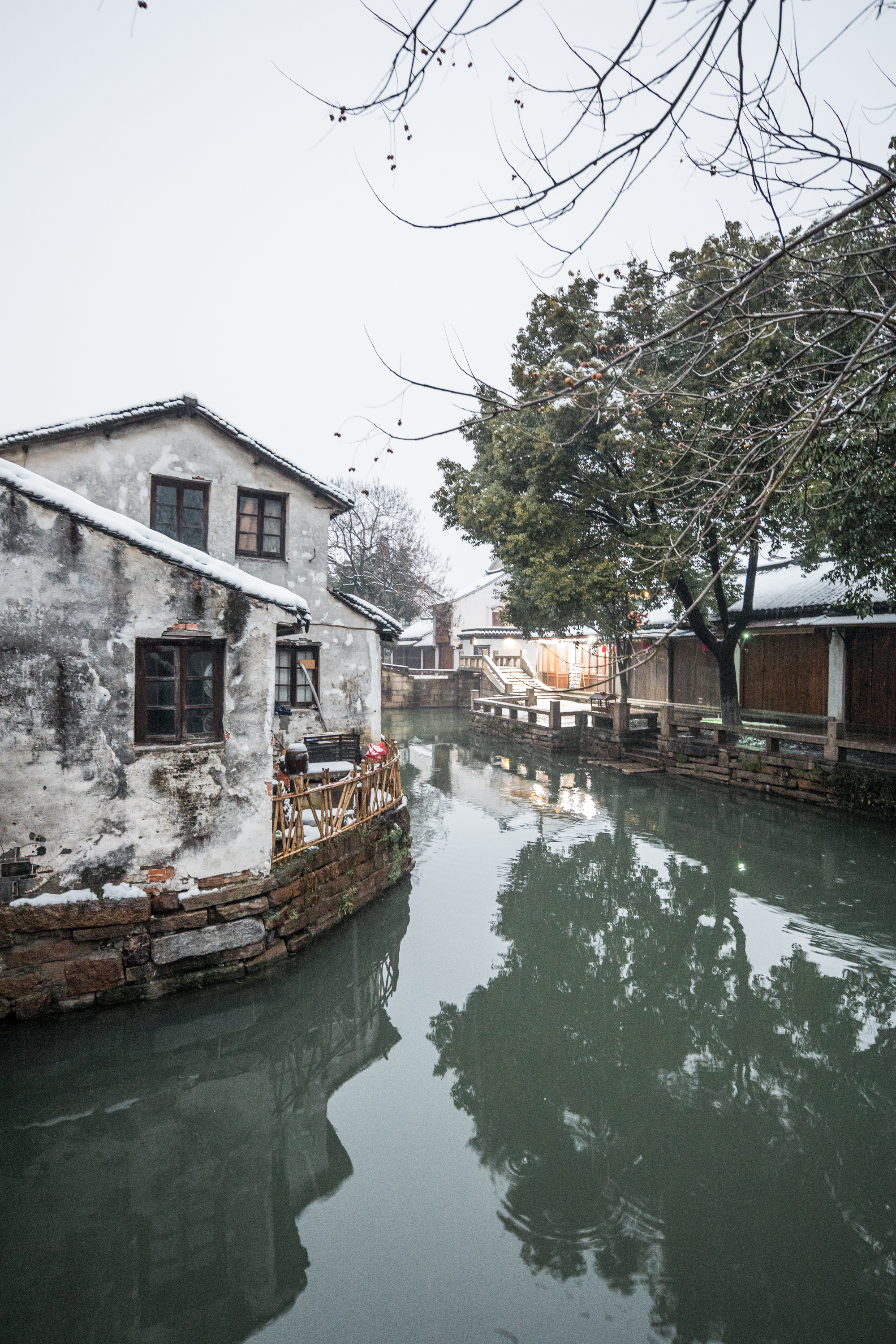 2018年周庄古镇雪景