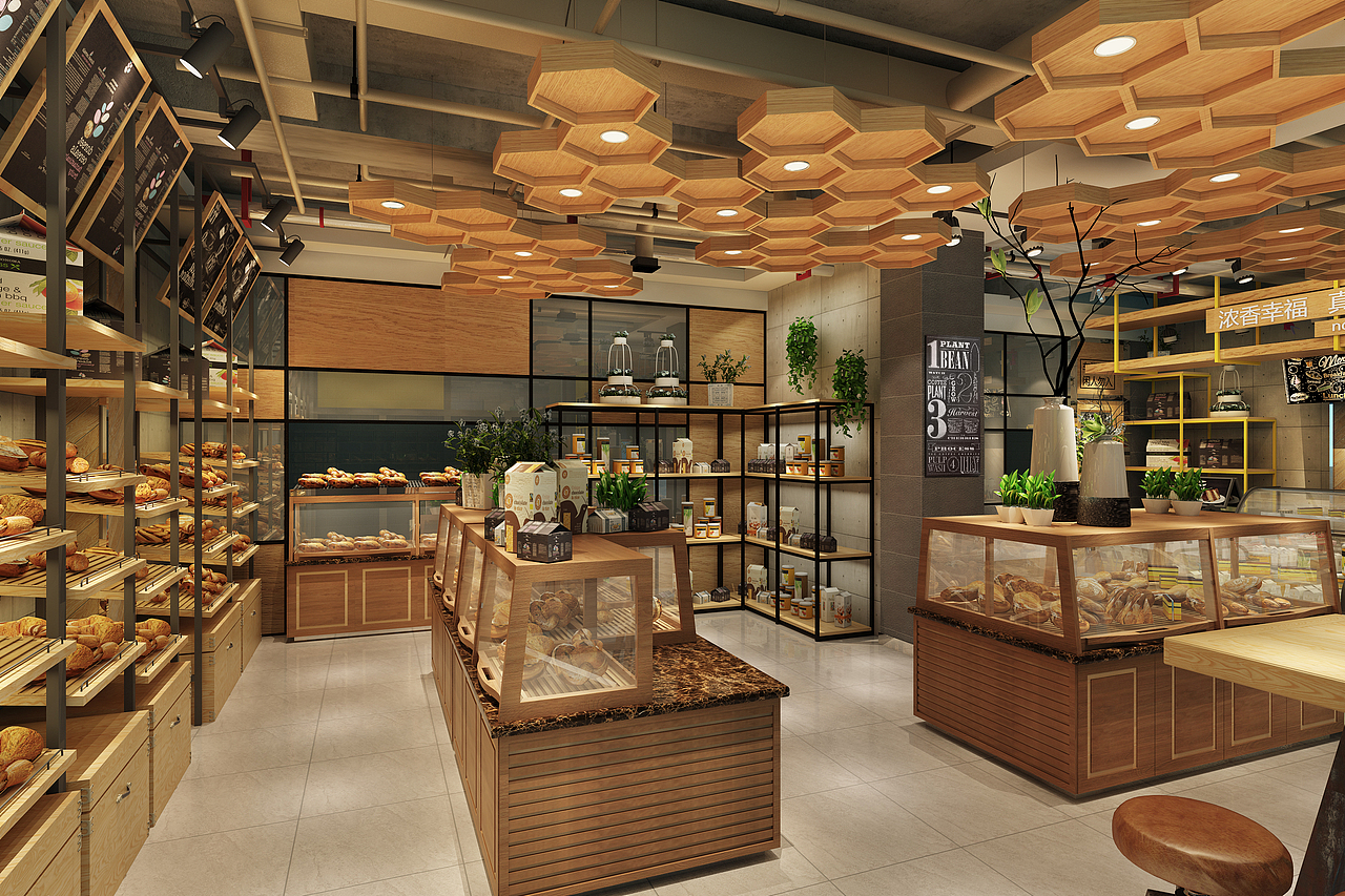 驻马店拾麦人烘焙（图ZNTcwMjgxNTI=） - 展陈设计 - 站酷设计师代利强原创素材 - 站酷ZCOOL