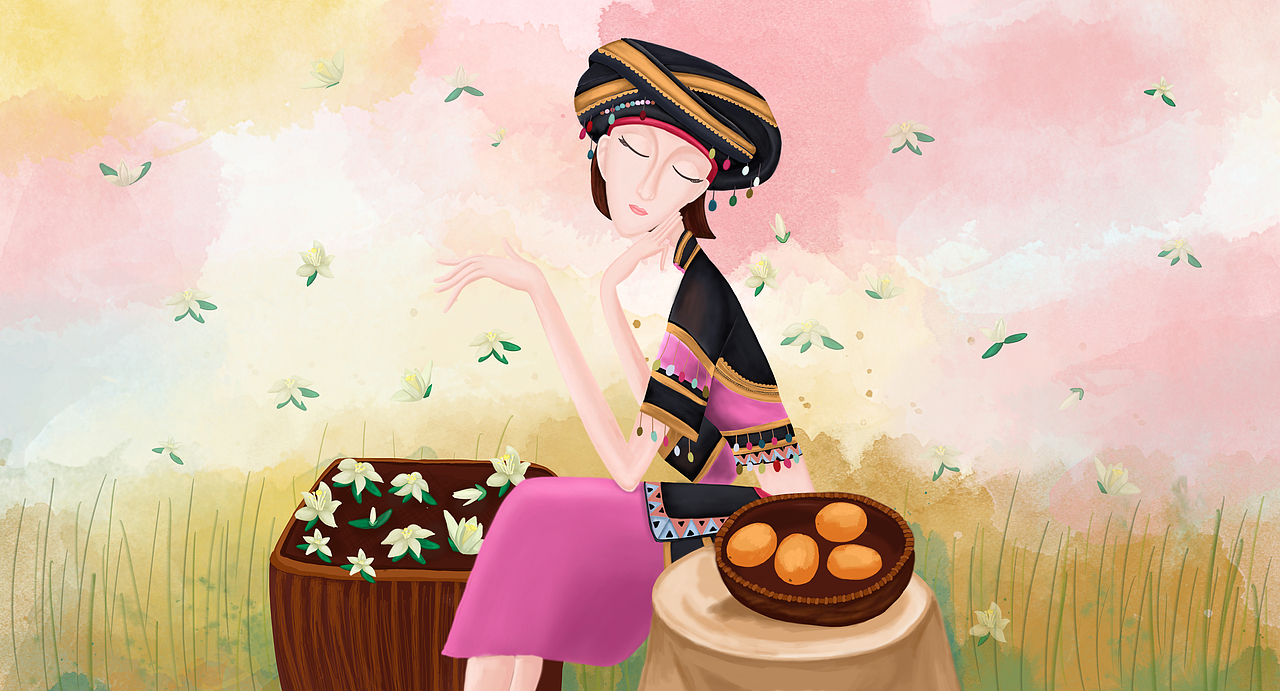 蜂蜜包装插画（图ZNzkzNjA2NzY=） - 商业插画 - 站酷设计师大宅子原创素材 - 站酷ZCOOL