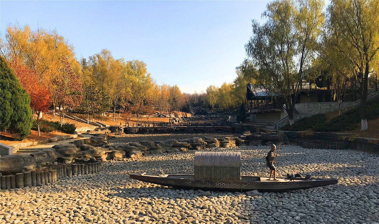 刘勇良手机纪实摄影:金色的垂杨柳