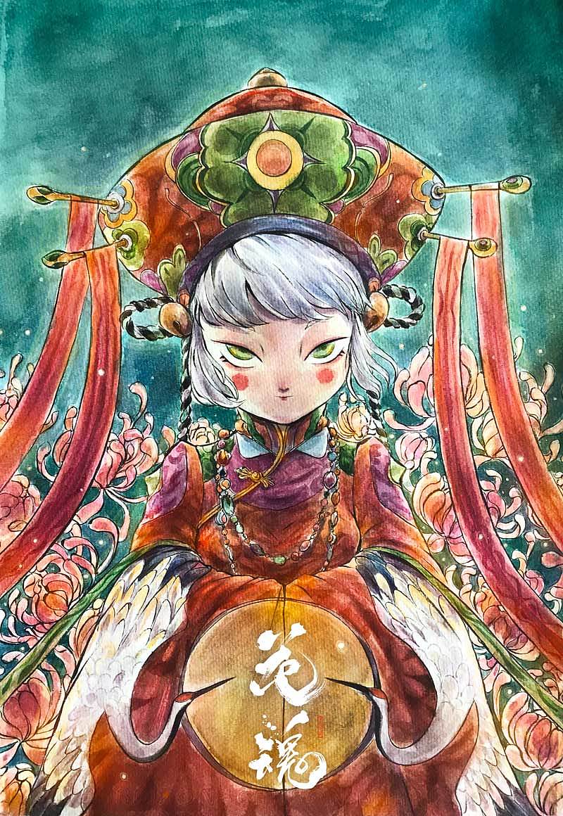 花魂（图ZMTc1NTAyMTAw） - 创作习作 - 站酷设计师王小玩原创素材 - 站酷ZCOOL