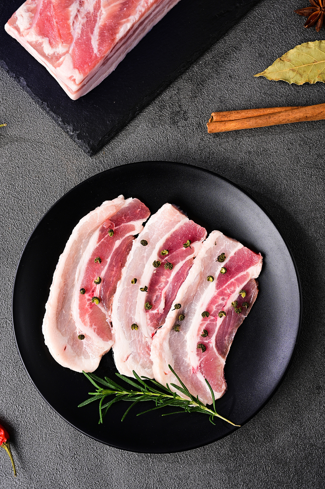 美食拍摄 五花肉拍摄 猪肉