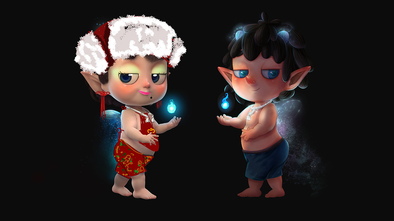 IP六六的孵化过程（图ZMjQ4MTE1NTIw） - 商业插画 - 站酷设计师是大磊啊原创素材 - 站酷ZCOOL