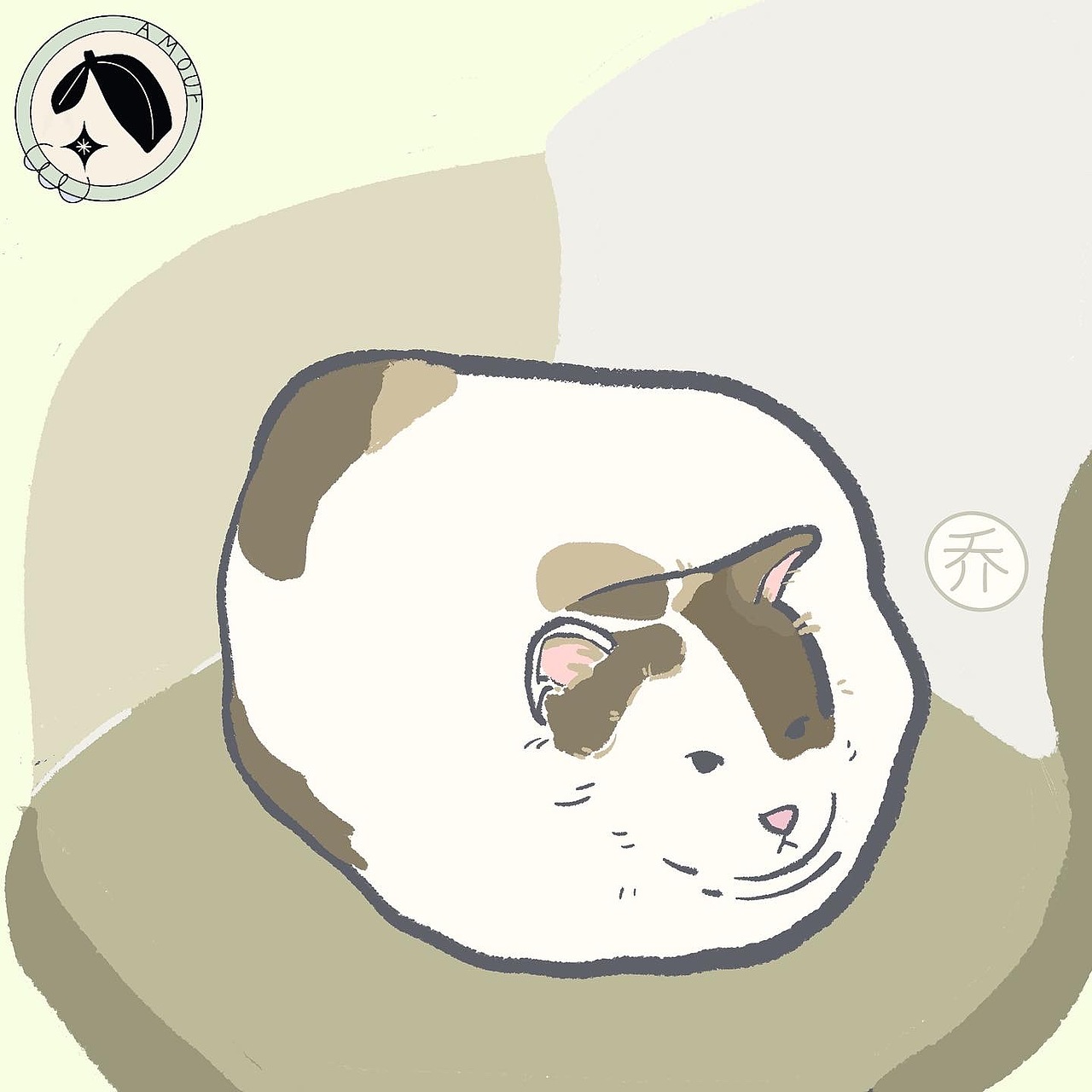 猫咪｜插画（图ZMjg2NTQ0NTUy） - 创作习作 - 站酷设计师tree陈树树原创素材 - 站酷ZCOOL