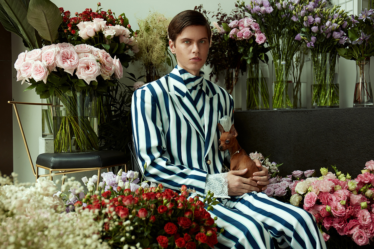 王子花艺广告（图ZMTIzMjI4Nzg0） - 人像摄影 - 站酷设计师贝酱原创素材 - 站酷ZCOOL