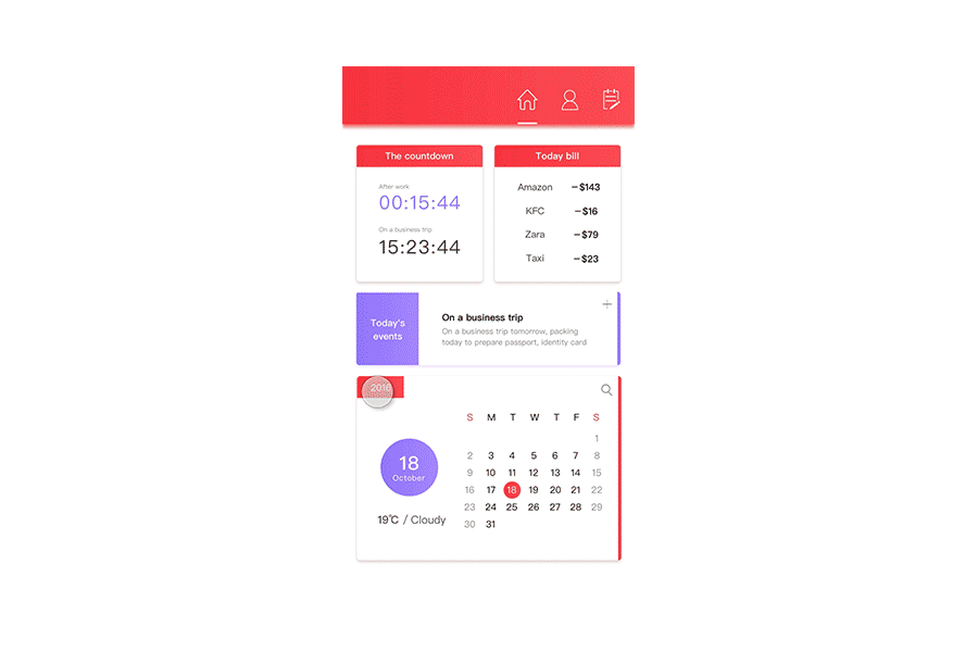 日常练习／Daily practice（图ZNjIyMzQ2MDQ=） - APP界面 - 站酷设计师技术硬过皮卡丘原创素材 - 站酷ZCOOL