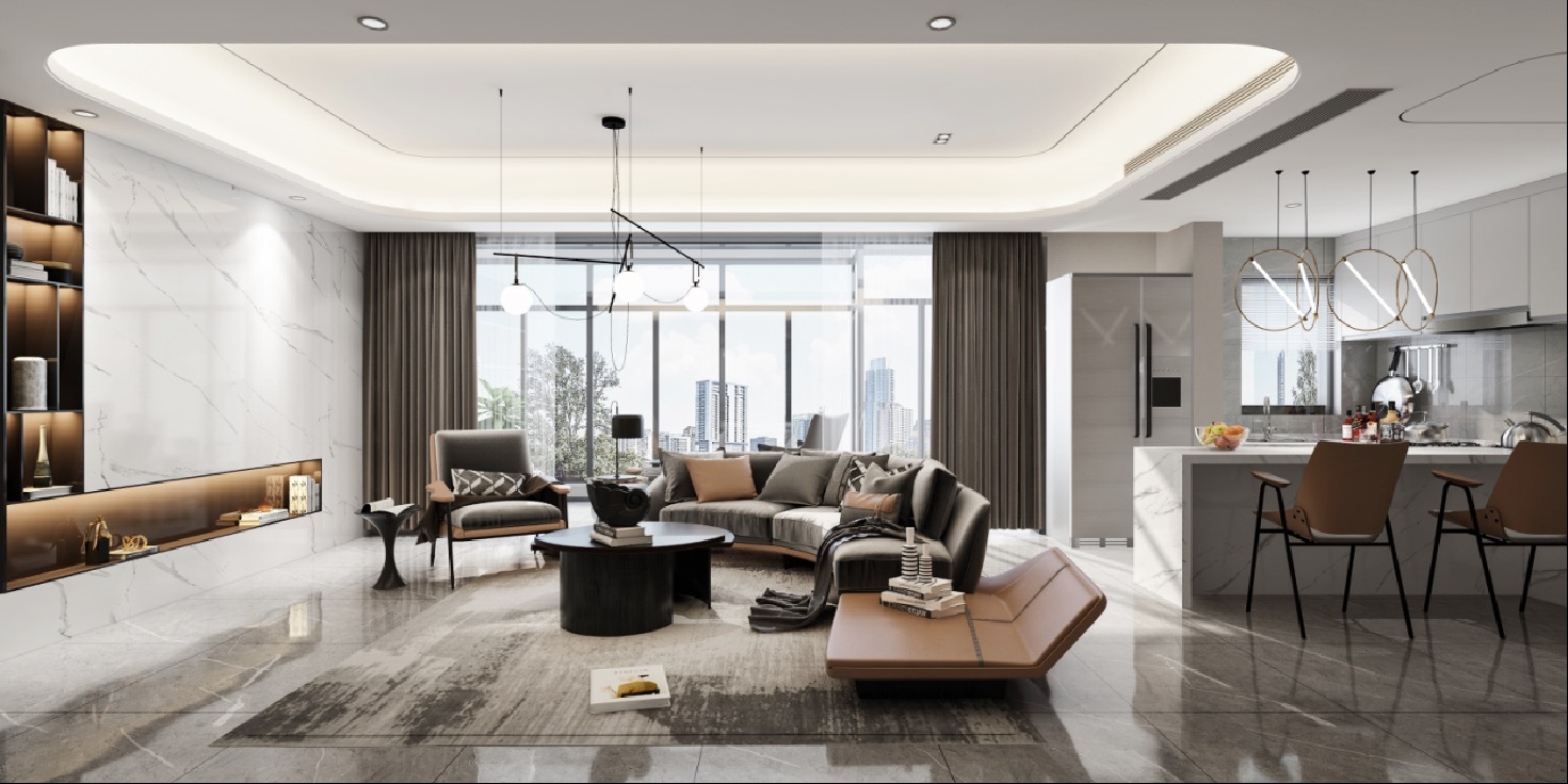 现代简约样板间2