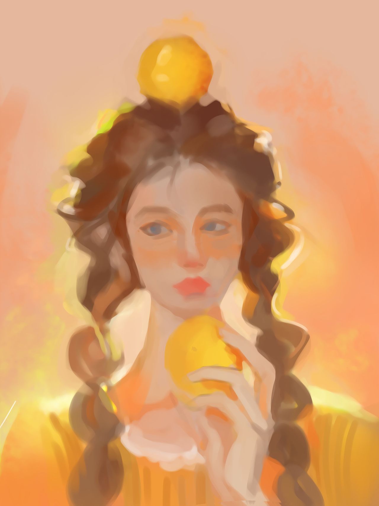 橘子女孩（图ZMzA0NDU3NjU2） - 创作习作 - 站酷设计师丨力力丨原创素材 - 站酷ZCOOL