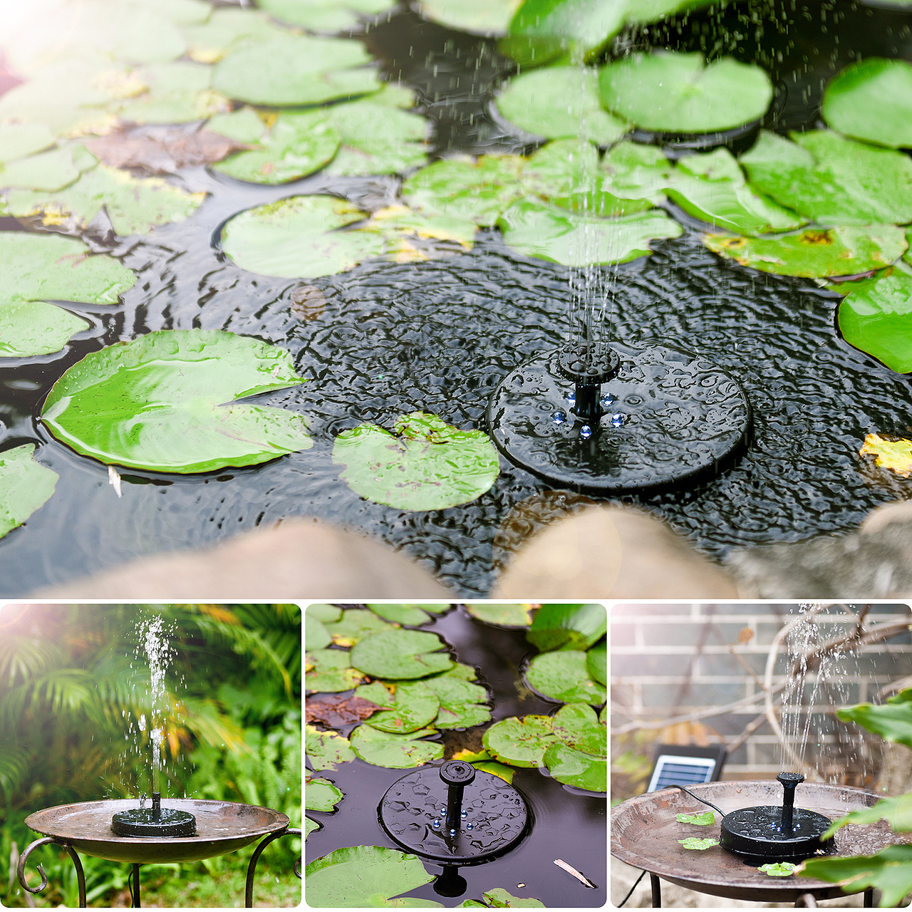 太阳能8W带蓄电水泵