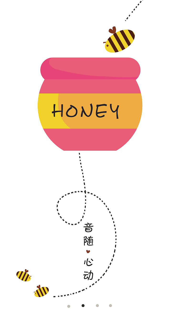 小蜜蜂（图ZNzc3MjEyNDA=） - 闪屏/壁纸 - 站酷设计师娇小姐J原创素材 - 站酷ZCOOL