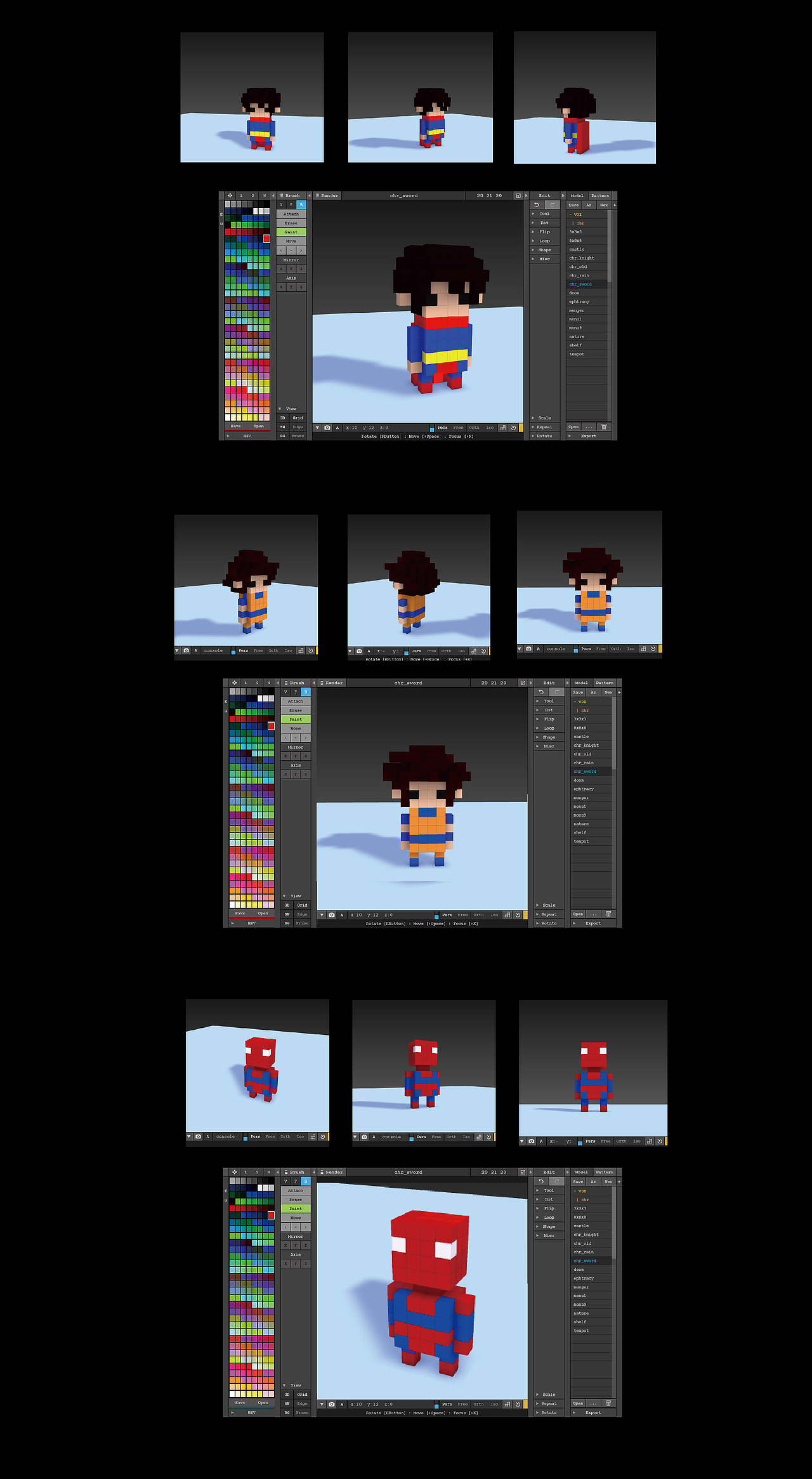 voxel立体像素（图ZNDgwMjE0ODA=） - 像素画 - 站酷设计师ZHUANGYEQI原创素材 - 站酷ZCOOL