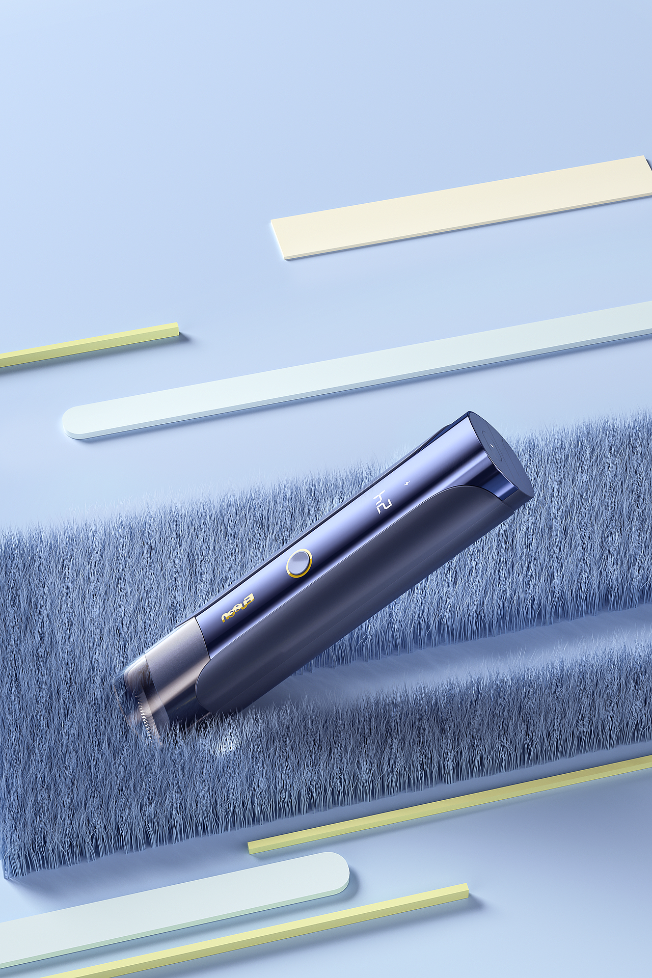 樱舒产品理发器-产品详情渲染动画