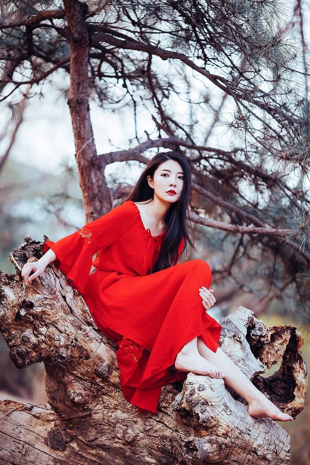紅衣（圖ZNzU5MzA2NDQ=） - 人像攝影 - 站酷設計師zimo子漠原創(chuàng)素材 - 站酷ZCOOL