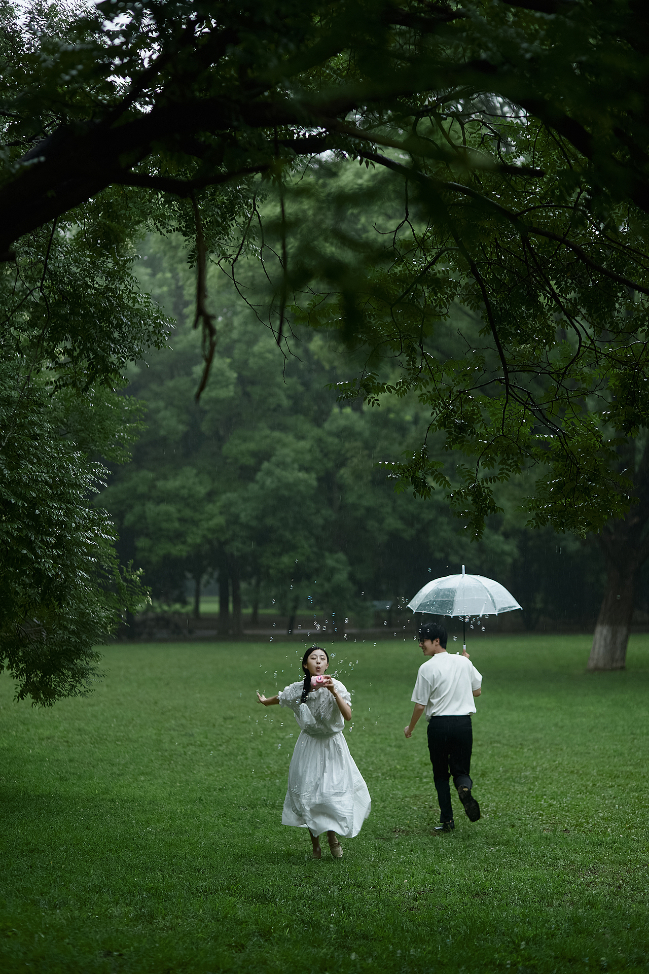 我赌你从第二张开始心动❗年轻感草坪婚纱照