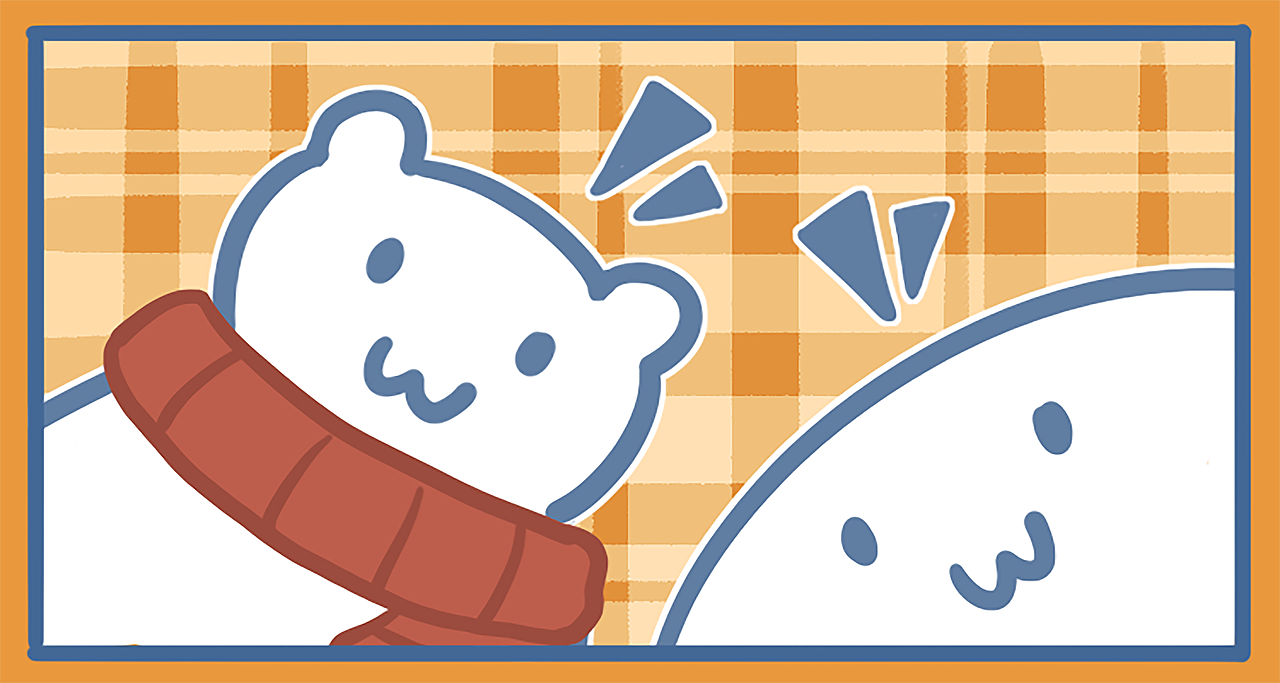微信表情包——围巾围巾小小熊!_春日中-站酷zcool
