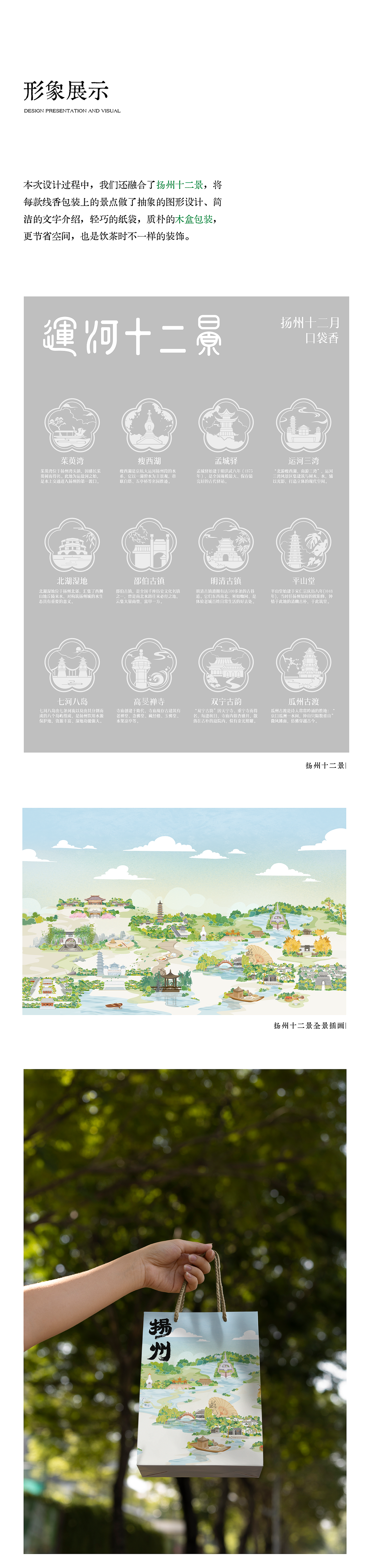 云水三千|扬州非遗小盒香包装设计