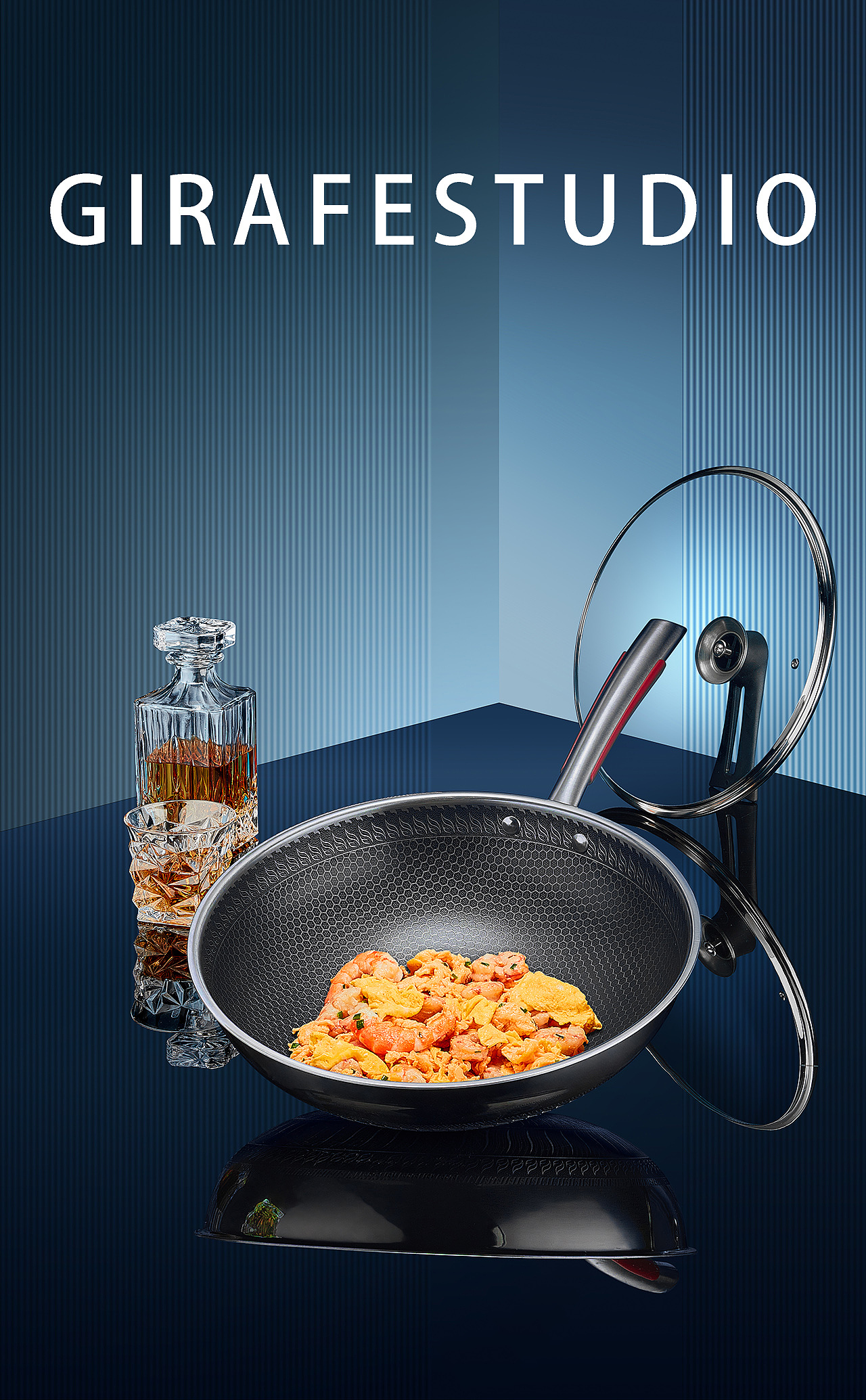 欧米熊|不锈钢炒锅（图ZMjY2MzQzMzg0） - 产品摄影 - 站酷设计师长颈鹿Girafe原创素材 - 站酷ZCOOL