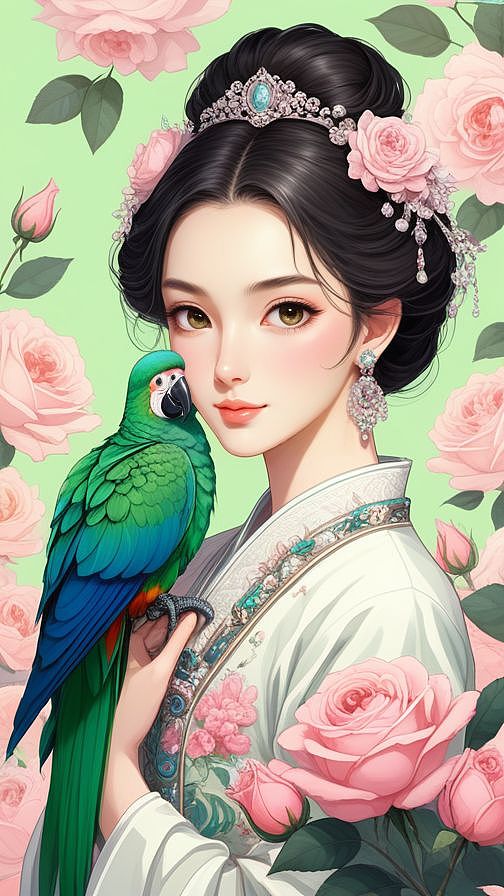 古风人物插画