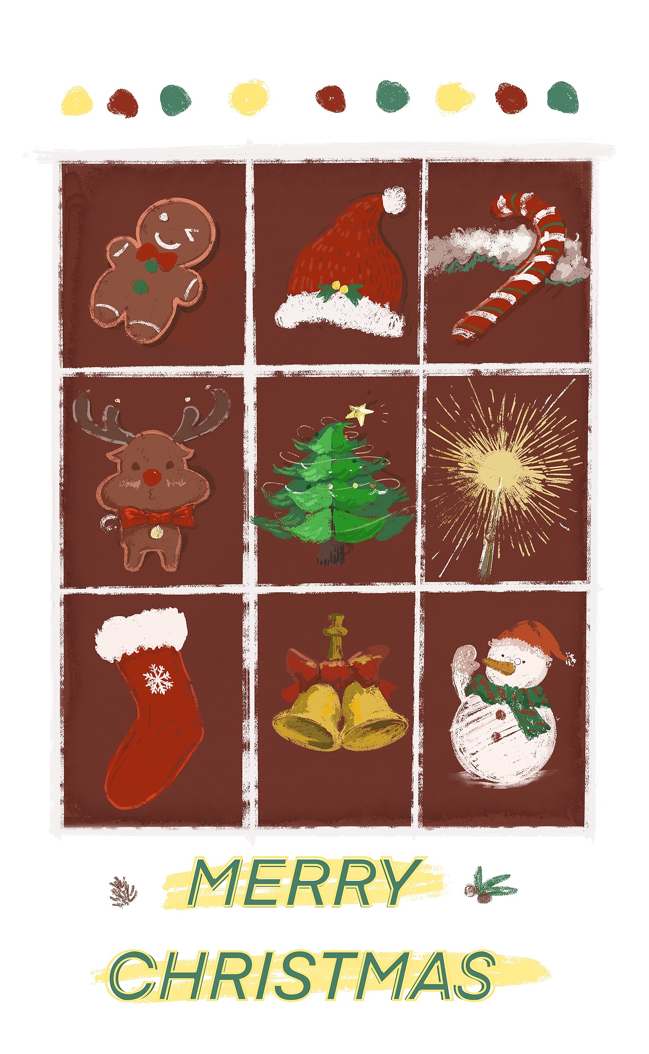 圣诞节明信片制作（图ZMjg1MjI0OTE2） - 其他平面 - 站酷设计师酉境设计工作室原创素材 - 站酷ZCOOL