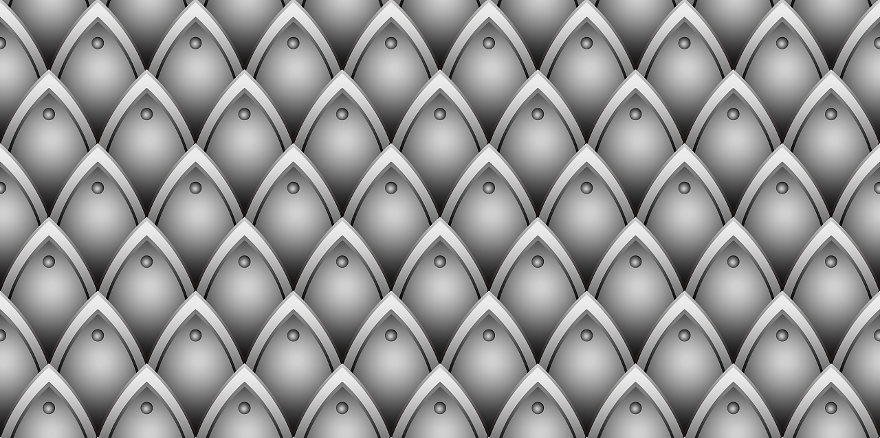 盔甲鳞片灰度图