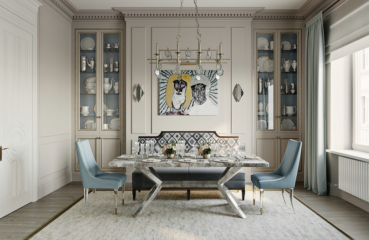 美式风格公寓（图ZMTQ0MDgyOTg4） - 家装设计 - 站酷设计师1992效果图李倩倩原创素材 - 站酷ZCOOL