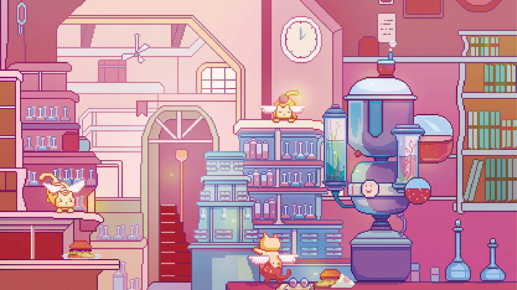 像素画场景|插画|像素画|自心洁_原创作品-站酷zcool