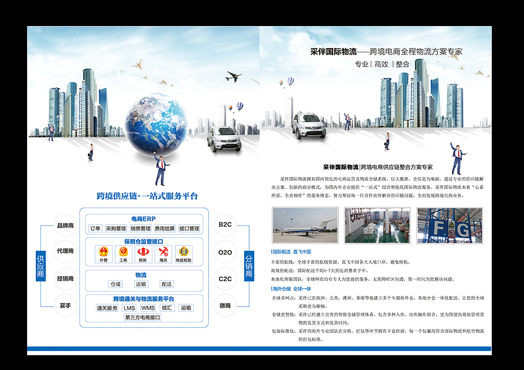 跨境物流画册
