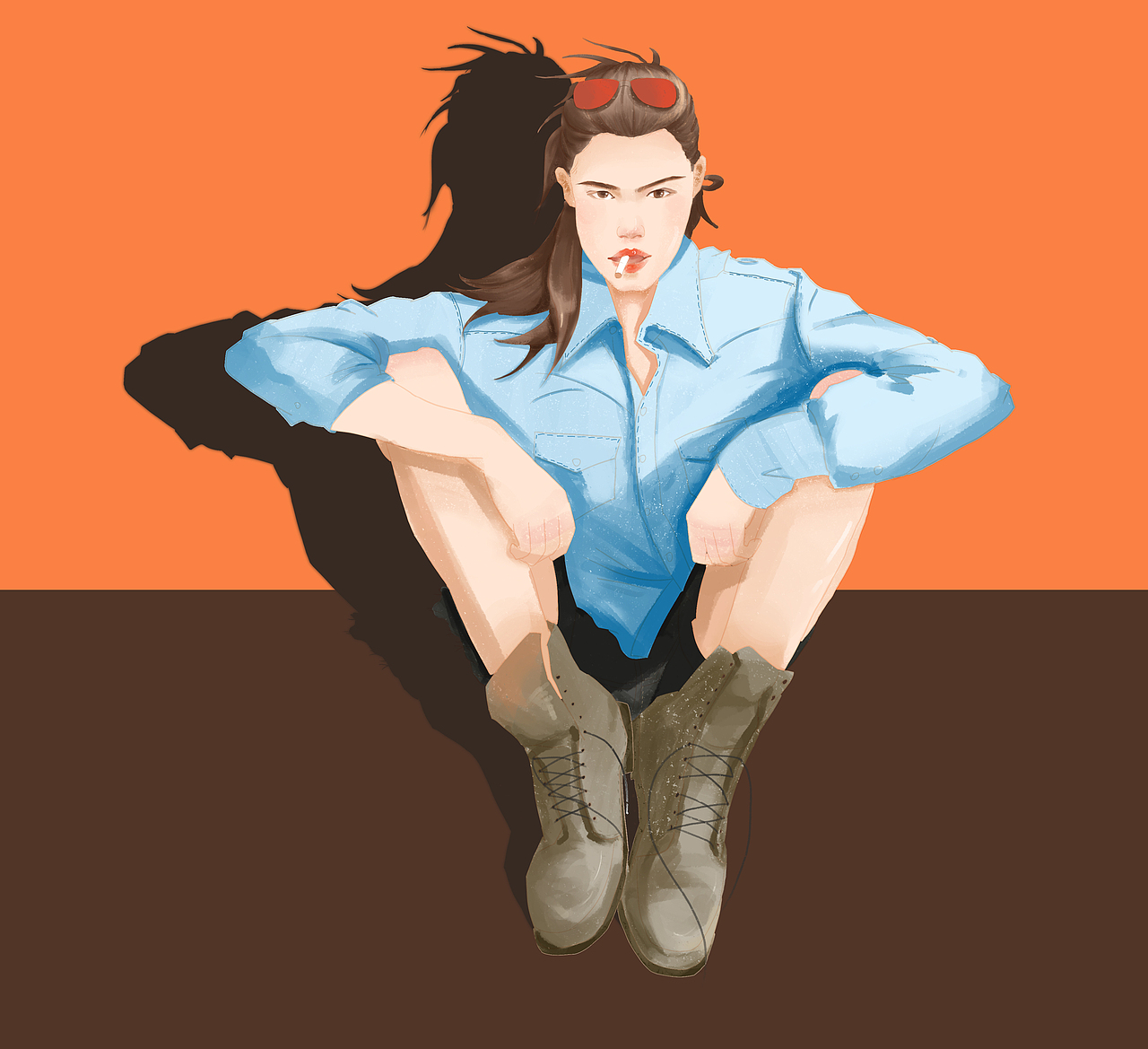 手绘扁平人物（图ZMTg0NTQxODQ0） - 商业插画 - 站酷设计师迷糊阿睿睿原创素材 - 站酷ZCOOL