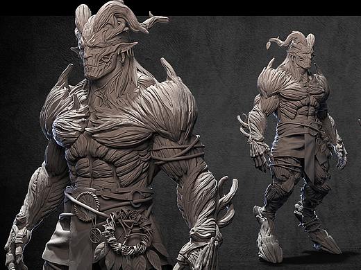 三维设计作品-游戏/影视/动画模型