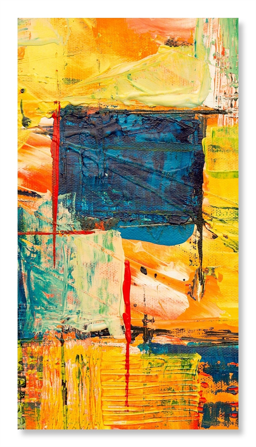 刘浪抽象油画作品集《巨物乱相》